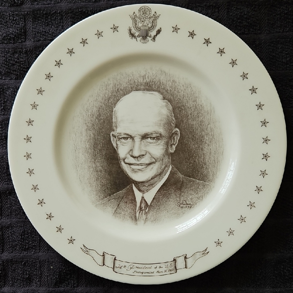 1952 Eisenhower Presidential Inauguration Plate
